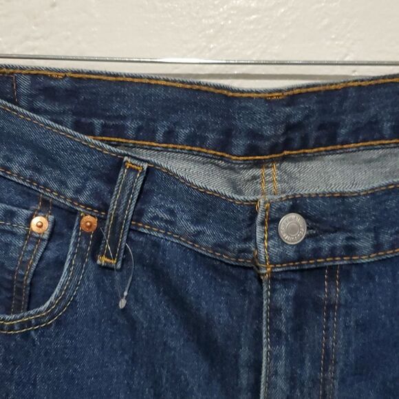 Levi's 550 Relaxed Straight Jeans Classic Fit Size 40x30 - Picture 8 of 13